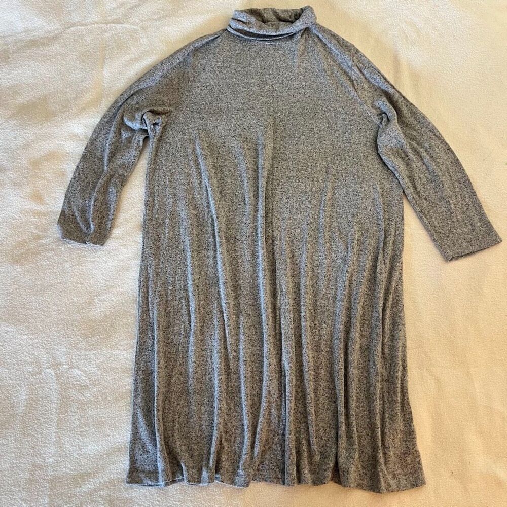 American Eagle Outfitters Gray A-Line Turtleneck Dress, Size XXL